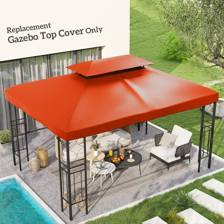Produktbild Outsunny Ersatzdach für Metall-Pavillon (300 cm, 400 cm)