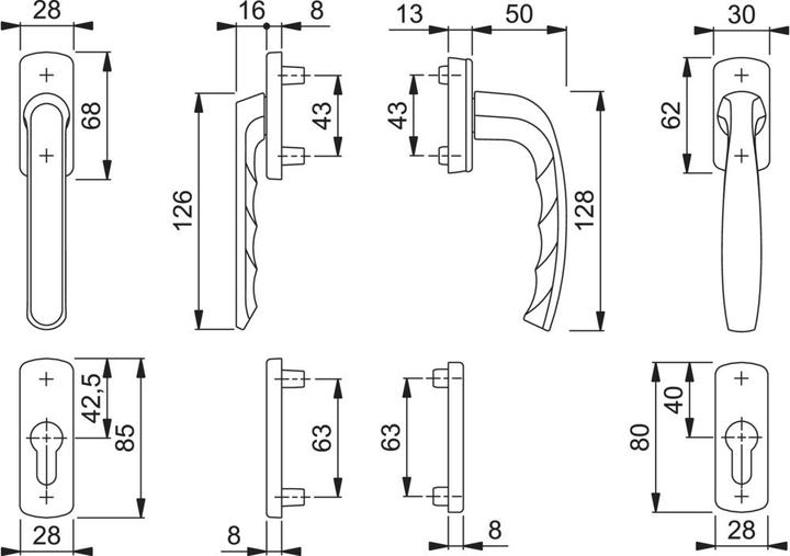 Actual product image Hoppe Balcony set