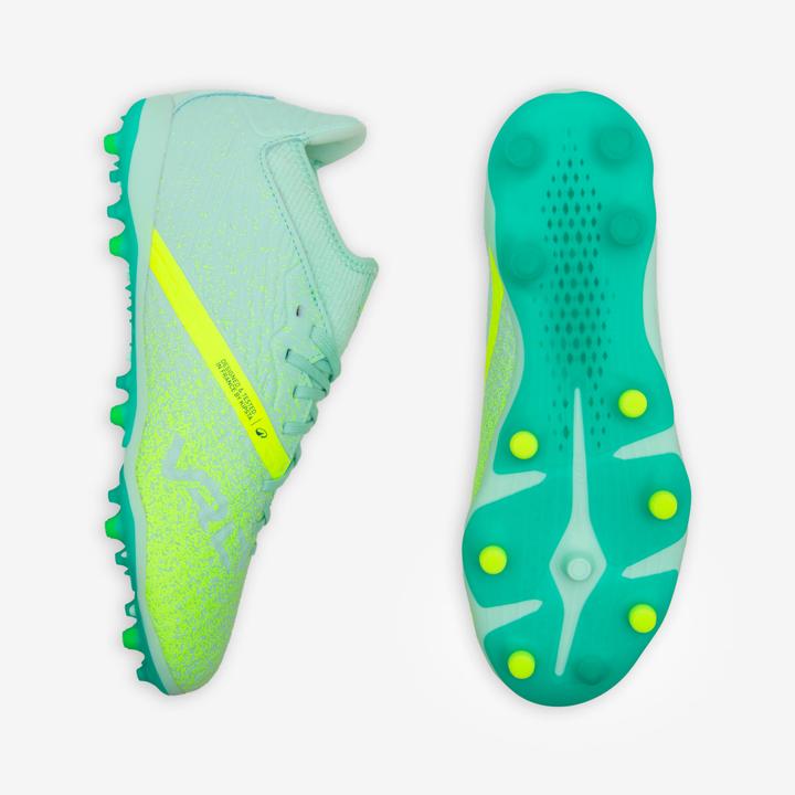 Image du produit Kipsta Chaussures de football enfant a lacets viralto iii fg vertes (33)