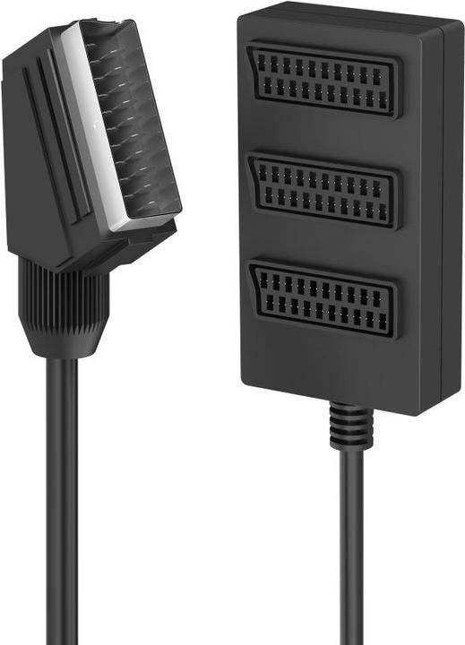Actual product image Hama Scart distributor, 3-fold (Antenna cable)