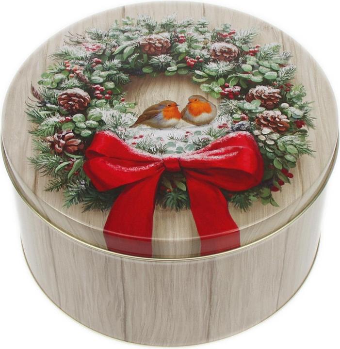 Actual product image Gawol GAW biscuit tin robin Ø18cm (3.39 l)