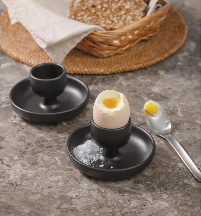 Immagine prodotto Eva Solo - Nordic kitchen Eierbecher - Black - 2 St. H6 cm x 11 cm (2 x)