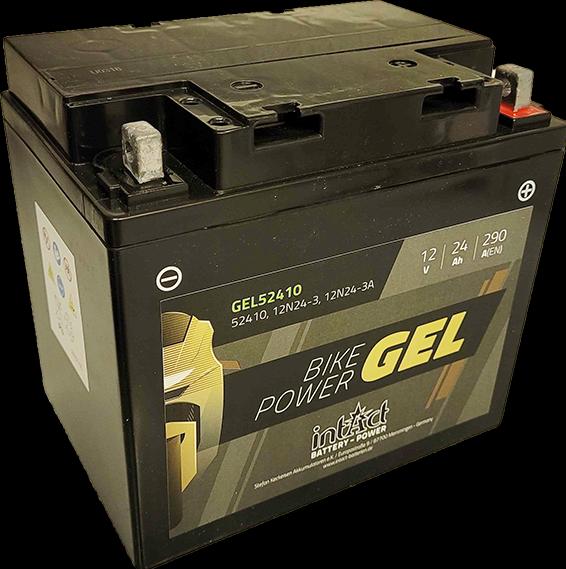 Image du produit Intact GEL52410 Bike-Power GEL 24Ah batterie moto 12N24-3 / 12N24-3A (12 V, 24 Ah, 290 A)