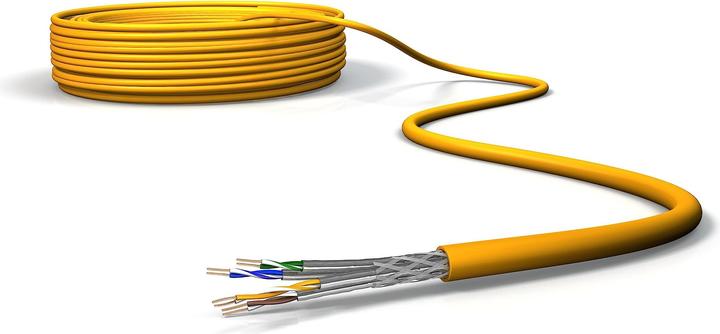 Immagine prodotto Draka Cavo di installazione UC1500 HS22, Cat 7A, S/FTP, PiMF, arancione, anello da 100 m (UTP, CAT7a, 100 m)