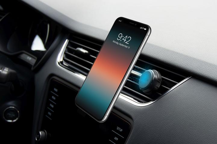 Produktbild Fixed Car phone holder, Icon Air Vent Mini, Black