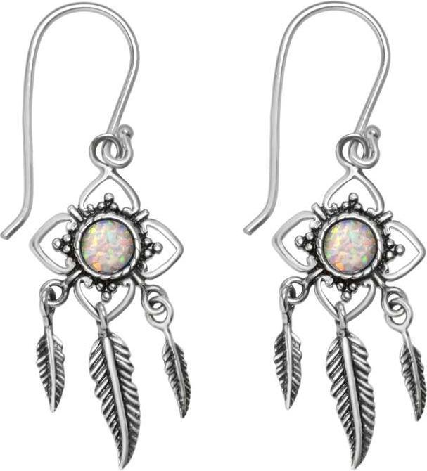 Bijouteria Ohrhänger (Synthetischer Opal, Silber 925)
