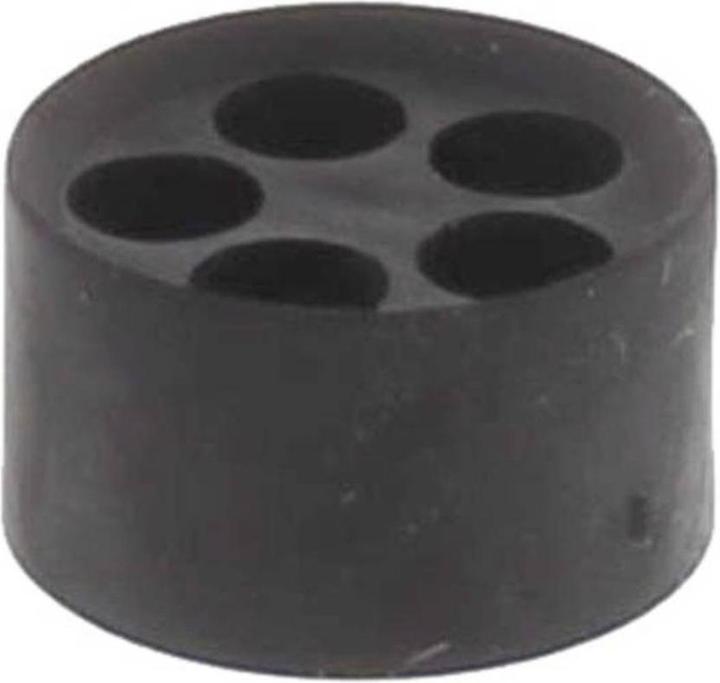 Produktbild Wiska MFD 25/05/056 Mehrfachdichteinsatz schlagfest, mit Zugentlastung M25 Kunststoff Schwarz (RAL
