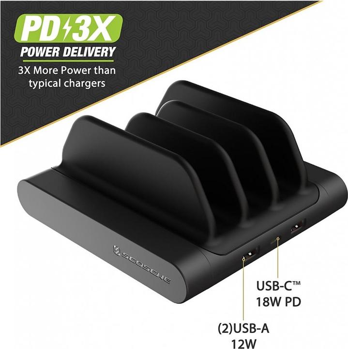 Produktbild Scosche BaseLynx vertikale Ladestation (18 W)