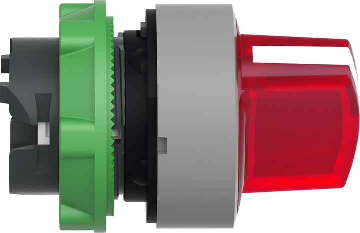 Actual product image Schneider Electric Illuminated selector switch, front, plastic, ZB5AK1243C0