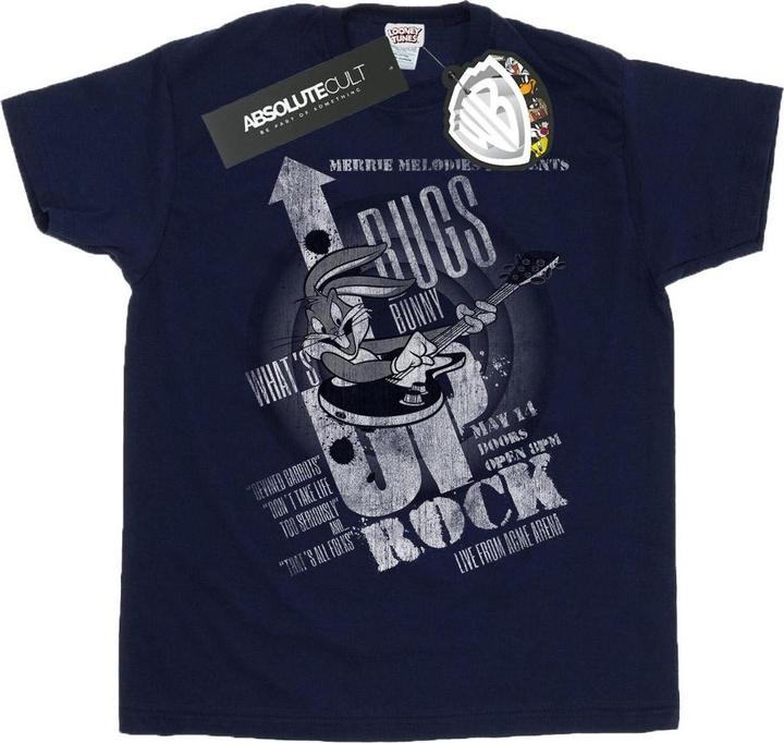 Looney Tunes Bugs Bunny What's Up Rock TShirt (M)