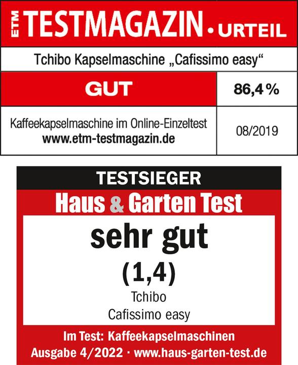 Produktbild Tchibo Cafissimo "easy" Kaffeemaschine Kapselmaschine (Cafissimo)