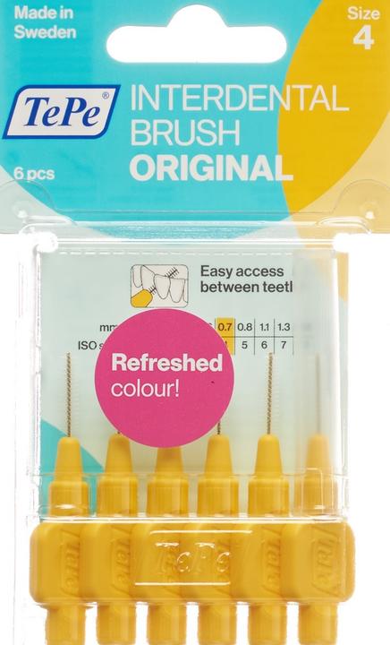 Image du produit TePe Interdental Brush 0.7mm gelb (6 x, 0.70 mm)