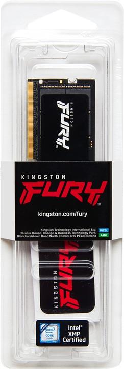 Image du produit Kingston SORAM D5 6400 16GB C38 FURY Impact (1 x 16GB, 6400 MHz, RAM DDR5, SO-DIMM)