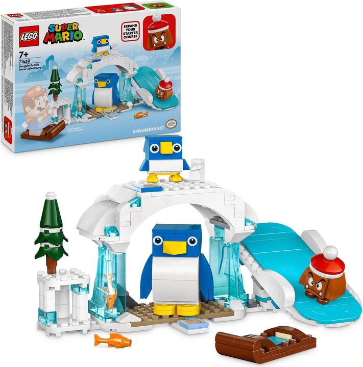 Actual product image LEGO 71430 Snow adventure with the penguin family - extension set (71430, LEGO Super Mario)