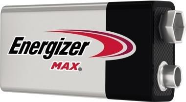 Actual product image Energizer Max (2 pcs., 9V Block, 625 mAh)