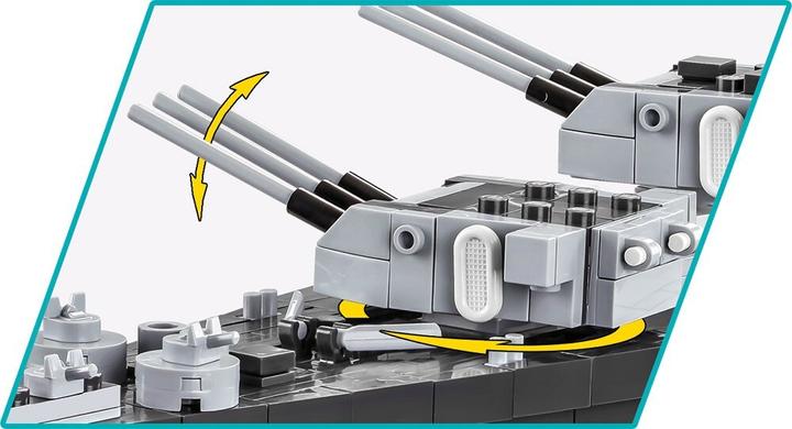Actual product image Cobi Battleship Iowa class