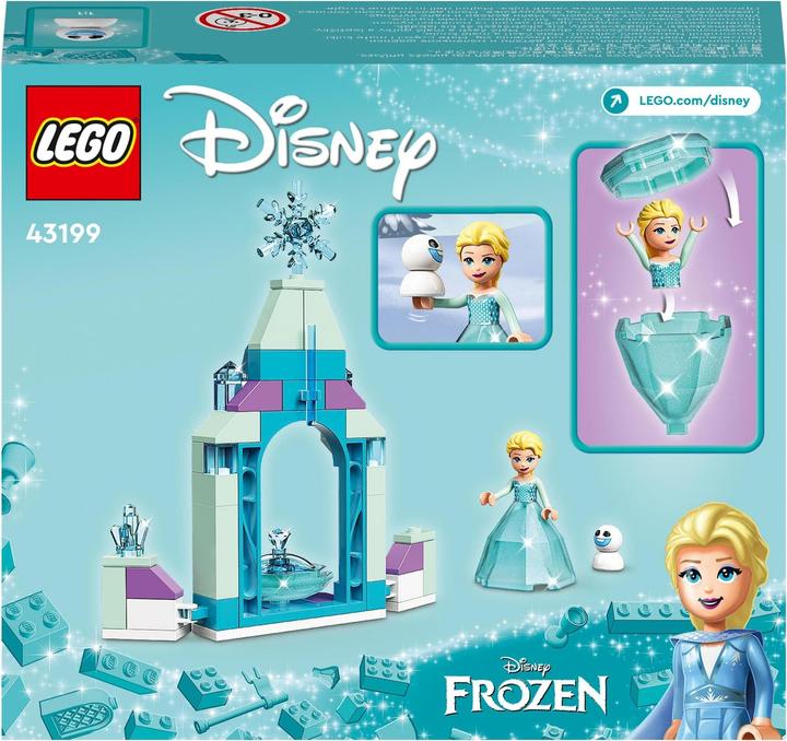 Actual product image LEGO Elsa's castle courtyard (43199, LEGO Disney)