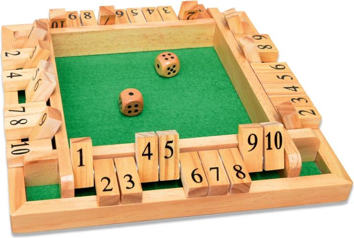 Actual product image Noris Shut the Box Deluxe (German, English, French, Italian)