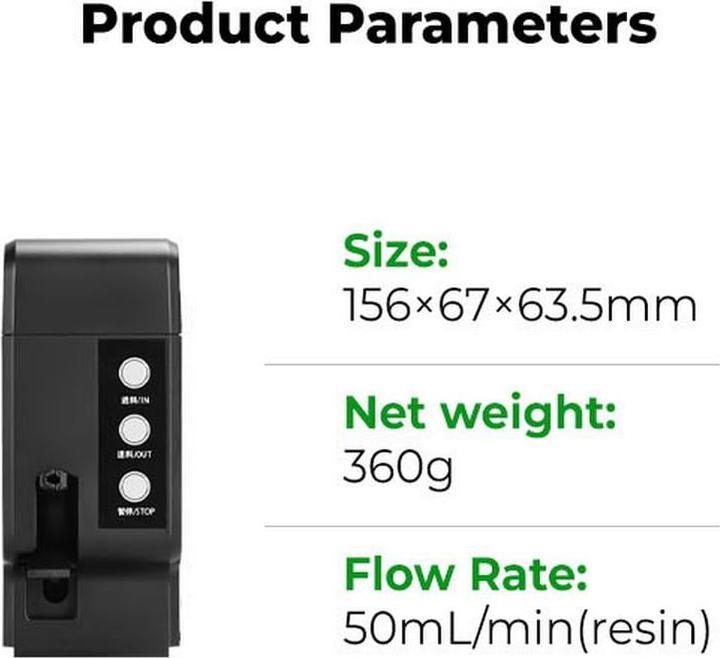 Actual product image Creality Resin pump for Halot Mage Pro and S