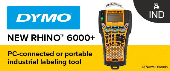 Immagine prodotto Dymo Rhino 6000+ in una robusta custodia rigida ABC UK