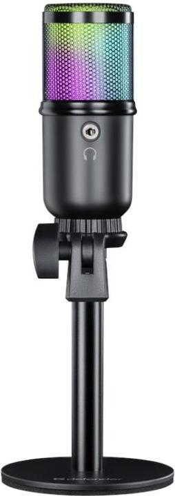 Produktbild Defender GLOW GMC 400 Kabelgebundenes Mikrofon mit Stativ STREAM RGB USB Streaming