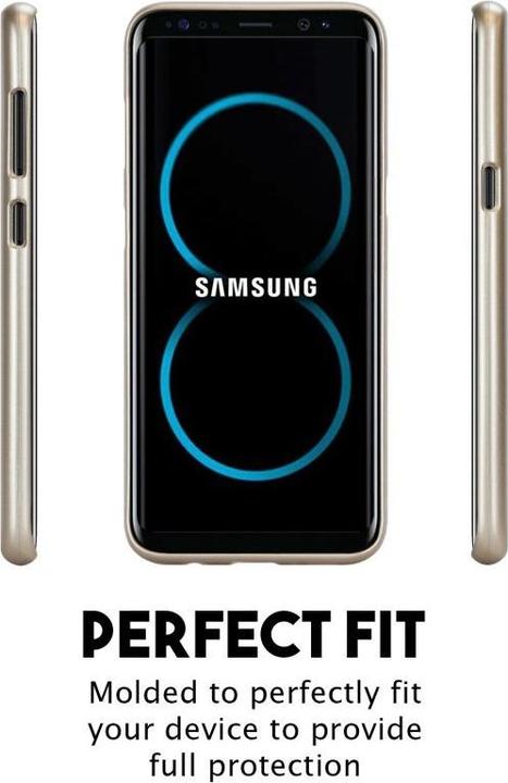 Actual product image I-Jelly - Samsung Galaxy S8 case (Gold) (Samsung Galaxy S8+)