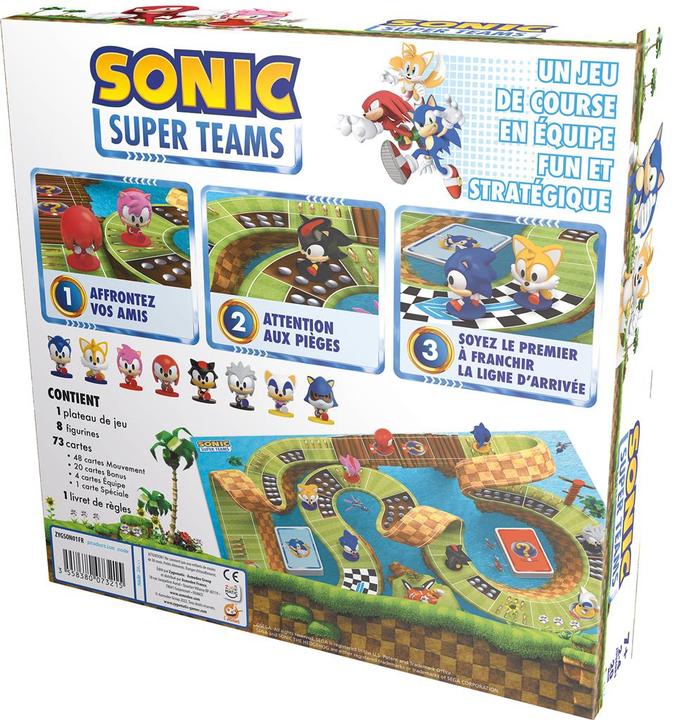 Immagine prodotto Asmodée Gioco Sonic Super Teams (Francese)