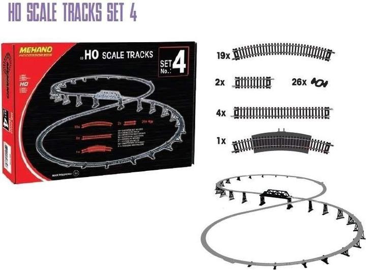 Actual product image Mehano 58555 H0 Track extension set (Track H0)