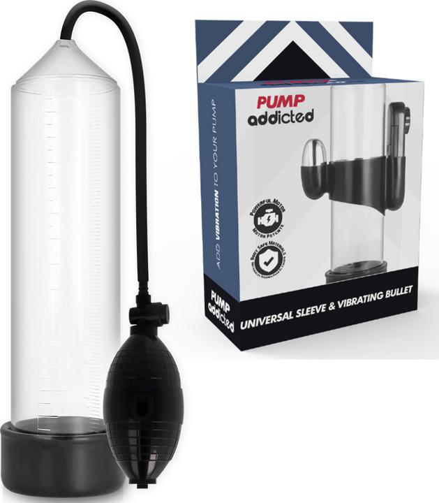 Pump Addicted Transparent Vibrator Rx3