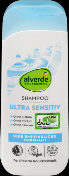 Produktbild dm alverde Shampoo Ultra Sensitiv (200 ml, Flüssiges Shampoo)