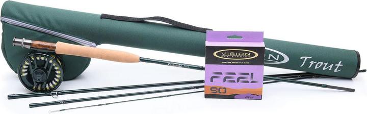Vision Trout Outfit 906-4 (Fliegenrute, 274.32 cm)