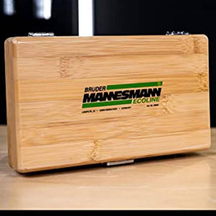 Actual product image Mannesmann Socket set tool set in bamboo case 41tlg. (41 pieces)