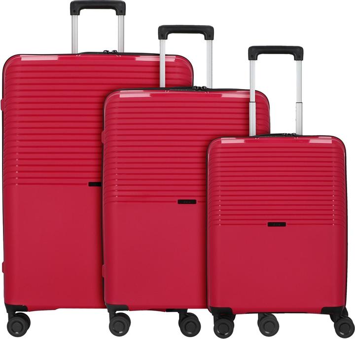 D&N Travel Line 4000 3er Koffer-Set (208 l, XL (ab 115l))