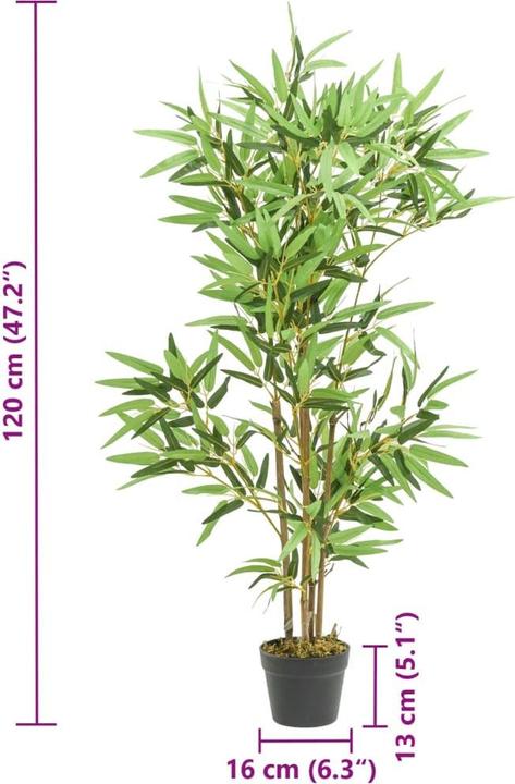 Actual product image VidaXL Artificial tree 1288 leaves 180 cm (180 cm)