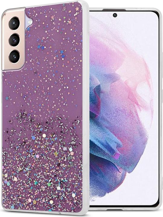 Image du produit Cadorabo Couverture TPU paillettes scintillantes (Samsung Galaxy S21+)