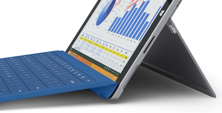 Actual product image Microsoft Surface Pro 3, 128GB SSD (12", Intel Core i5-4300U, 4 GB, 128 GB)