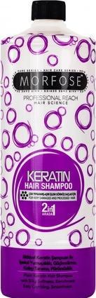 Actual product image Morfose Morphhose - Professional Reach Hair Shampoo 2In1 Keratin Keratin Shampoo To Restore Damaged Hair (1000 ml, Liquid shampoo)
