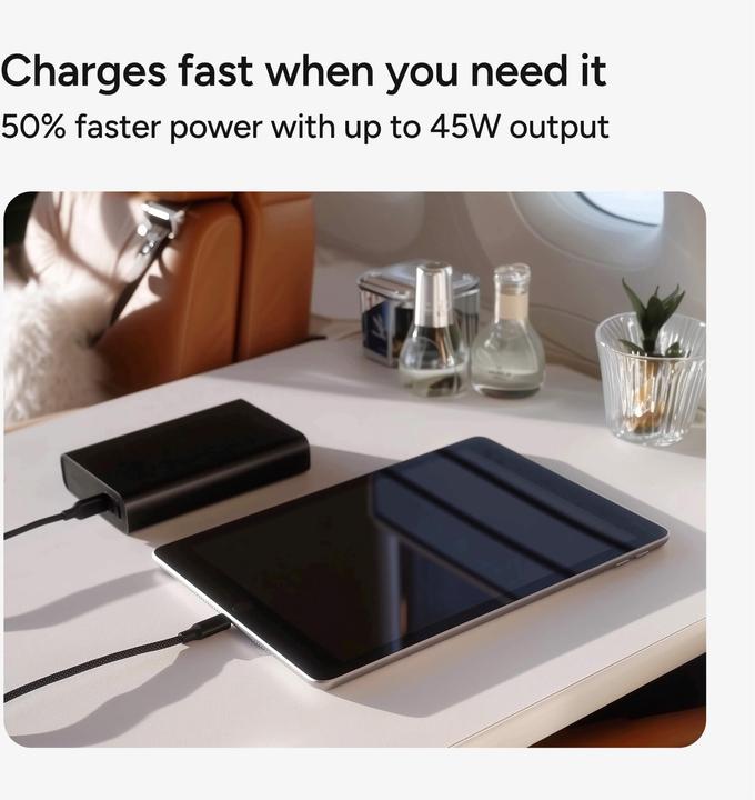 Produktbild mophie Powerstation Pro Schnellladegerät Powerbank 20.000mAh Schwarz (20000 mAh, 45 W)