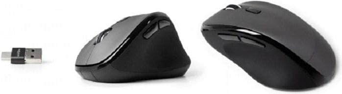 Actual product image Delock Ergonomic optical 5 buttons 7.60cm (3") 1 mouse 2.4 GHz and Bluetooth (Wireless)