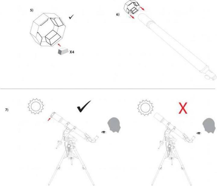 Actual product image Explore Scientific Teleskopo saulÄ-s filtras Sun Catcher for