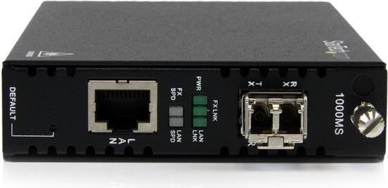 Produktbild StarTech OAM Gigabit Ethernet Multimode LWL / Glasfaser LC Medienkonverter bis 550m - 802.3ah konform - 10...