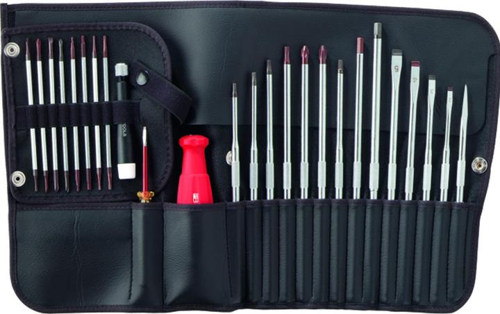 PB Swiss Tools Allround set (Phillipps cross recess (PH), Torx (TX), Allen screw, 6-Lobe (Hexalobe), Pozidriv cross recess (PZ), Slotted screws)