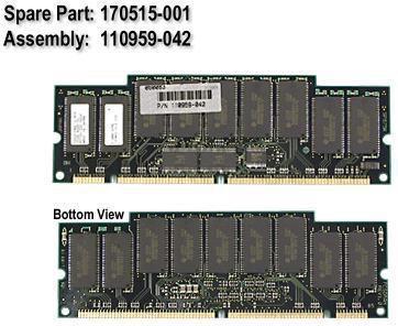 Image du produit HPE MEM 512MB SDRAM,256MB,CL2 (100 MHz, RAM DDR5, DIMM)