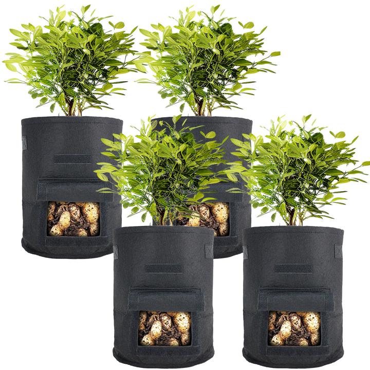 Image du produit Casativo Sacs de croissance XL pour plantes, set de 4, 38 l (40 cm, 35 cm)