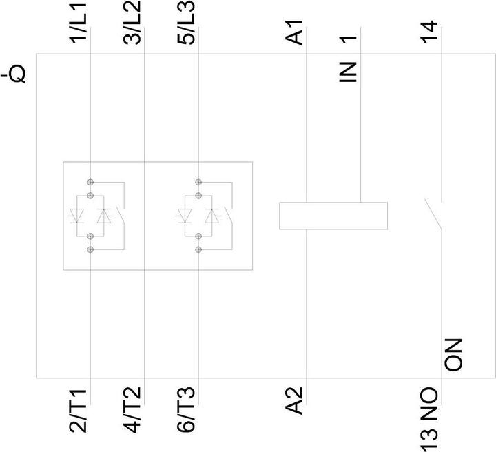 Actual product image Siemens Soft starter Motor rating at 400 V 18.5 kW Motor rating at 230 V 11 kW 400 V/AC Rated current 38 A 3