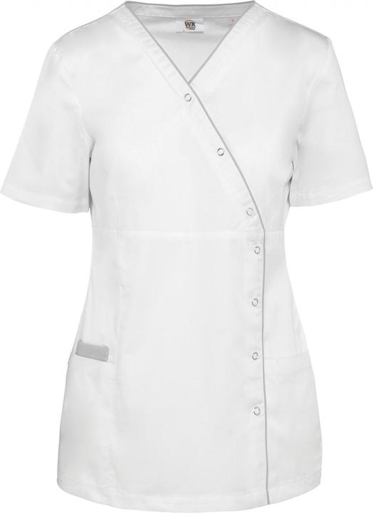 Kariban bluse mit druckknöpfen aus polycotton, damen
