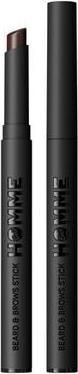 Actual product image Bell Homme Beard & Brow Wax Coloring Stick Natural Dark Brown