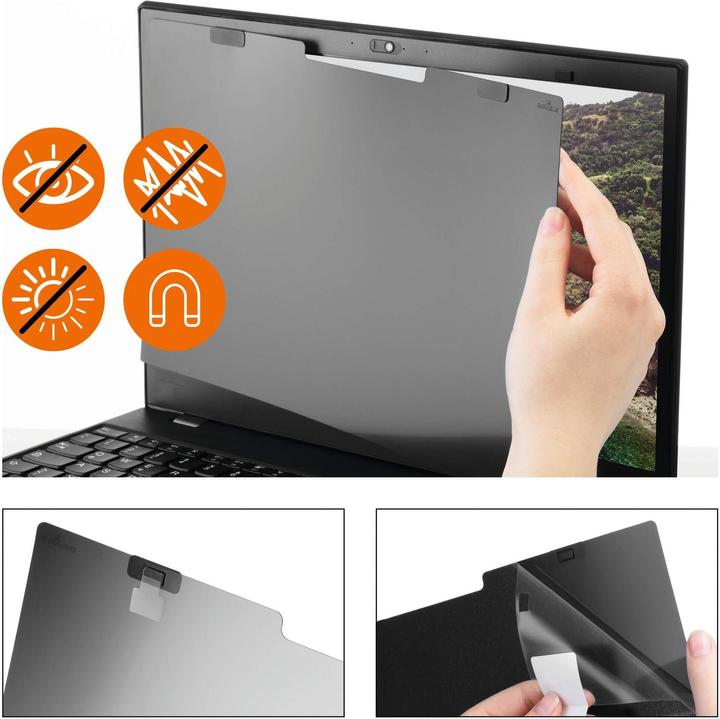 Produktbild Durable Blickschutzfilter MAGNETIC 14,0", 16:10 anthrazit (13.98", 16 : 10)
