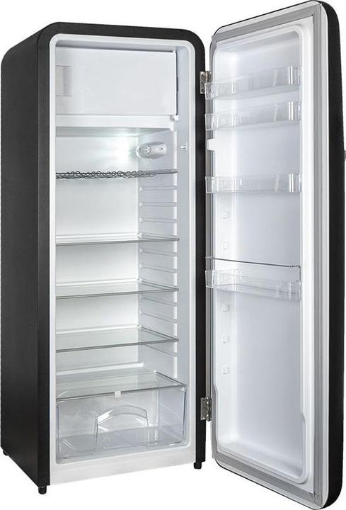 Produktbild Kibernetik Retro Kühlschrank KSG260 schwarz (281 l)