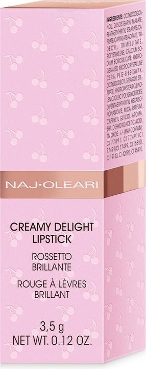 Actual product image Naj Oleari Creamy Delight Lipstick 17 Lacquer Red 4.2g (17 Red)